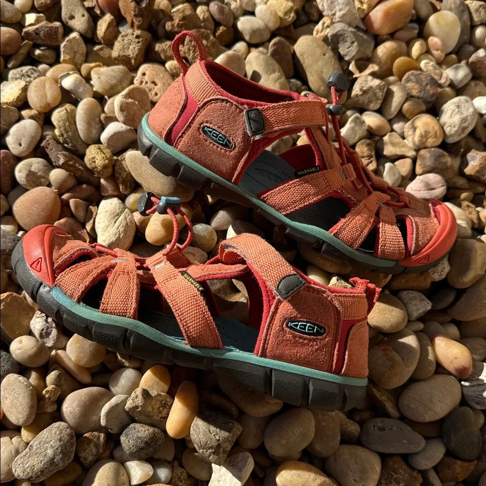 Keen Water Sandals Orange Blue  Outdoor HikingKid's Size 3